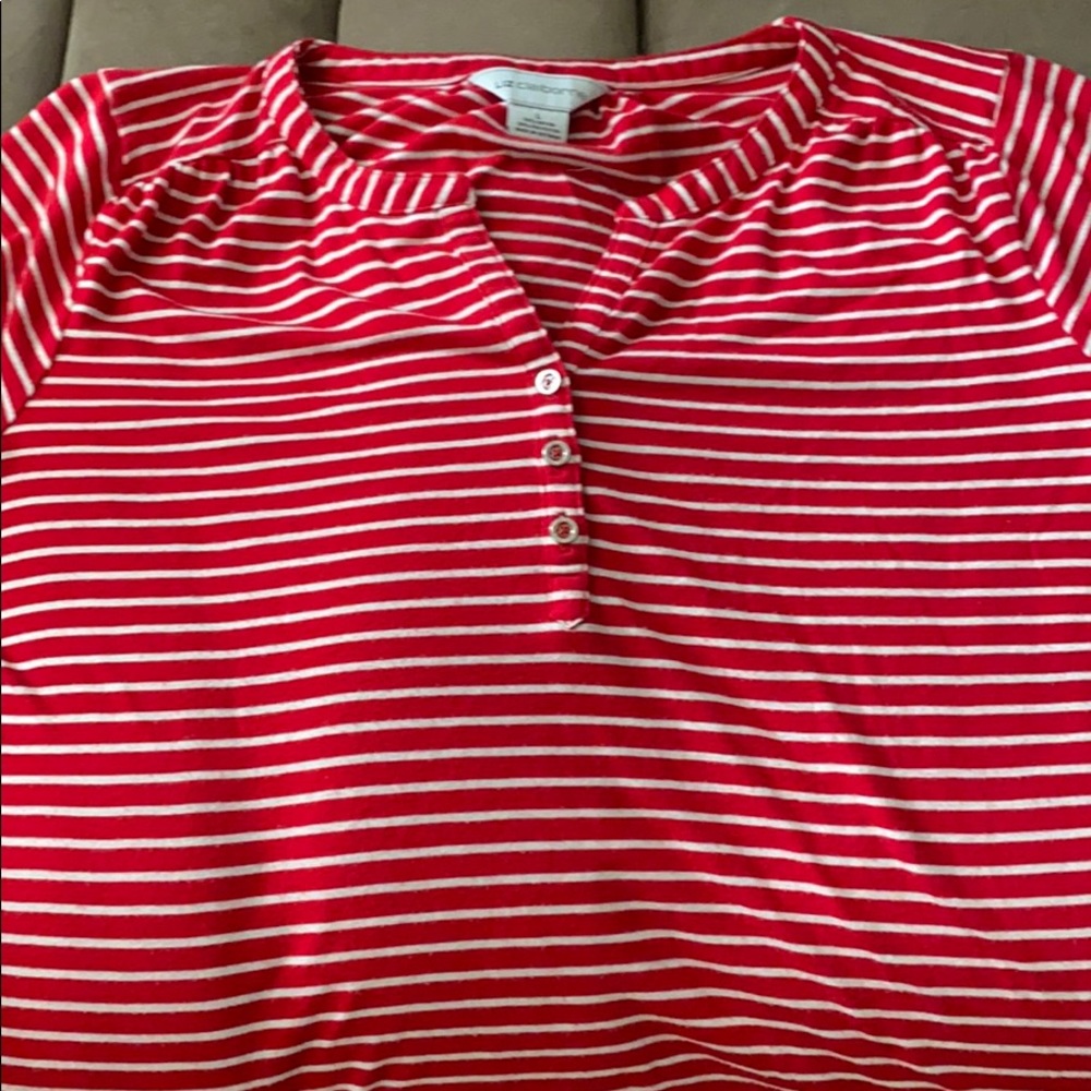 4/$25🌟🌟Loose Henley short sleeve shirt